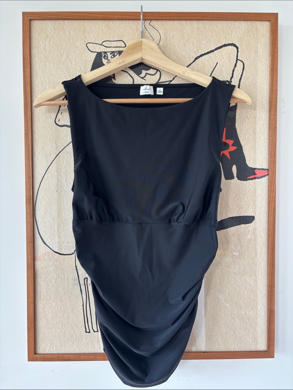 Wilfred Black Sleeveless Top